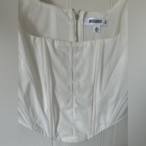 MISSGUIDED White Puff-Sleeve Blouse - Picture 5 of 10